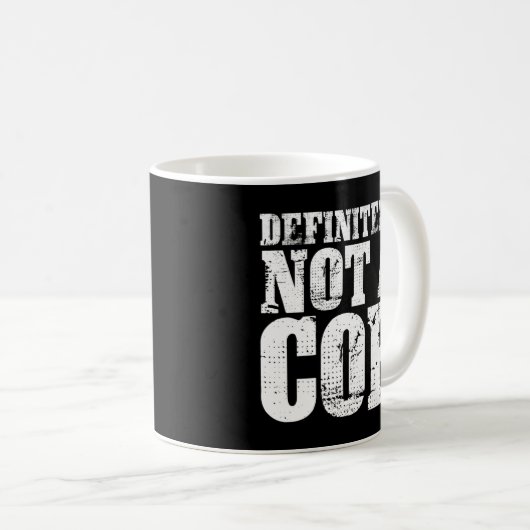 Mug Certainement Pas Un Policier Caché (Devant droit)