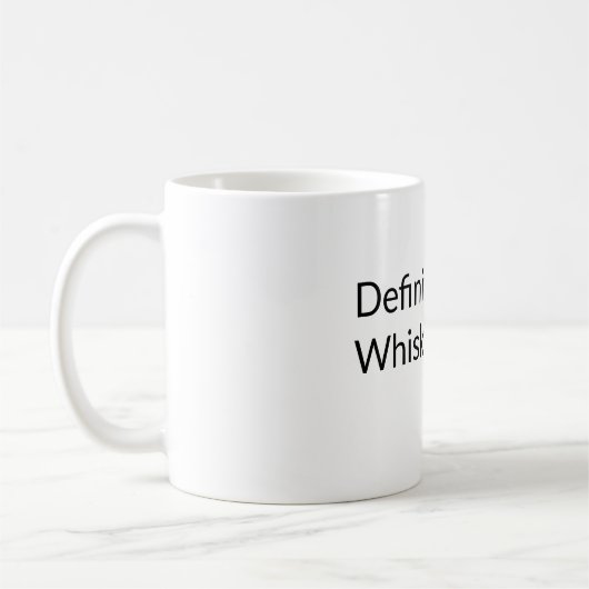 Mug Certainement pas whiskey (Gauche)