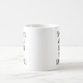 Mug Certaines choses sont mieux laissées seules comme (Centre)