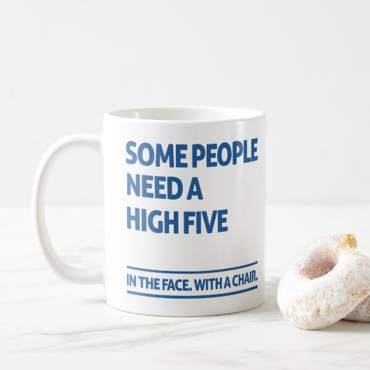 Mug Certaines personnes ont besoin d'un maximum de cin (Avec donut)