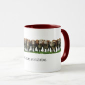 Mug Certains de mes meilleurs amis sont végétariens (Devant droit)