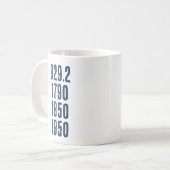 Mug Certains de mes nombres préférés (Devant gauche)