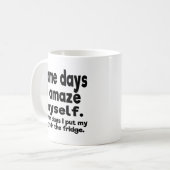 Mug Certains jours je me suis étonné (Devant gauche)
