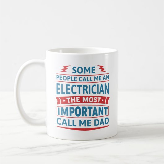 Mug Certains M'Appelent Un Électricien (Gauche)