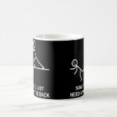 Mug Certains ont besoin juste d'un tapotement sur la (Centre)