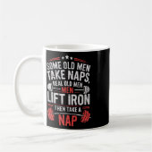Mug Certains Vieux Hommes Prennent Naps Véritables Vie (Gauche)