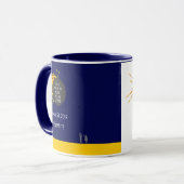 Mug Certificat d'observateur de l'Eclipse solaire amér (Devant gauche)