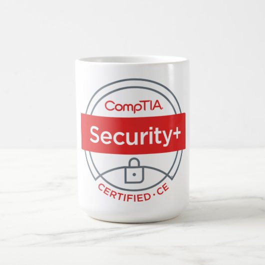 Mug certifié CompTIA Security+ (Centre)