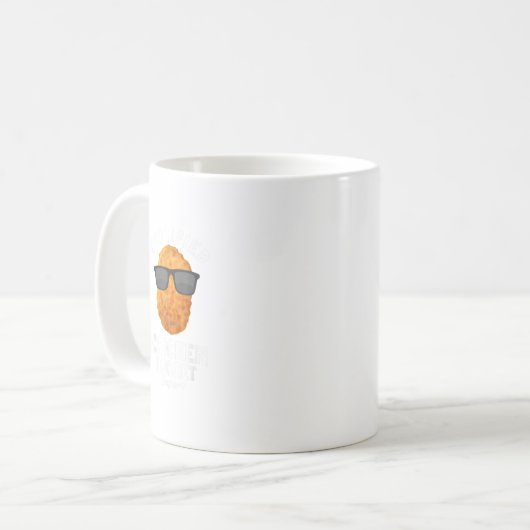 Mug Certifié Poulet Nugget Expert Drôle Poulet Nugg (Devant gauche)