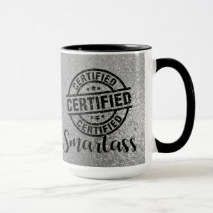 Mug Certifié Smartass Argent