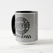 Mug Certifié Smartass Argent (Devant gauche)