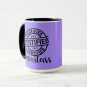 Mug Certifié Smartass Violet (Devant gauche)