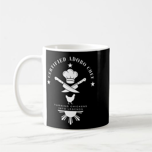 Mug Certified Adobo Chef New Filino Graphics Statement (Gauche)