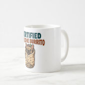 Mug Certified Frenchie Burrito Sticker (Devant droit)