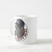 Mug Certified Security Seal | Deadpan Seal (Devant gauche)