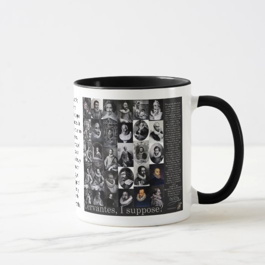 Mug CERVANTES, je suppose ? - Taza de DON QUICHOTTE (Droite)