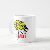 Mug Cerveau à décharger (Devant gauche)