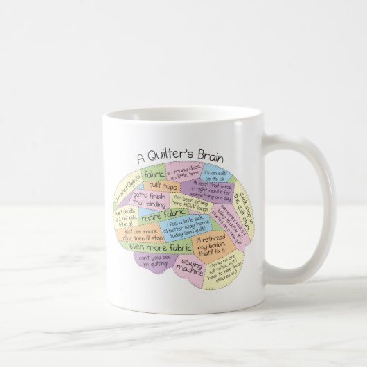Mug Cerveau de quilteur (Droite)