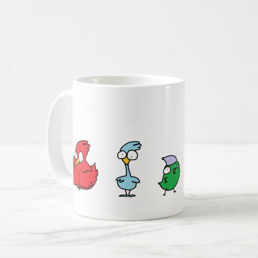 Mug Cerveau d'oiseau (Devant gauche)