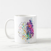 Mug Cerveau gauche contre Cerveau droit Création (Gauche)