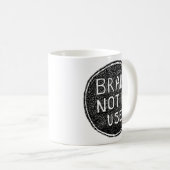 Mug Cerveau non utilisé (Devant droit)