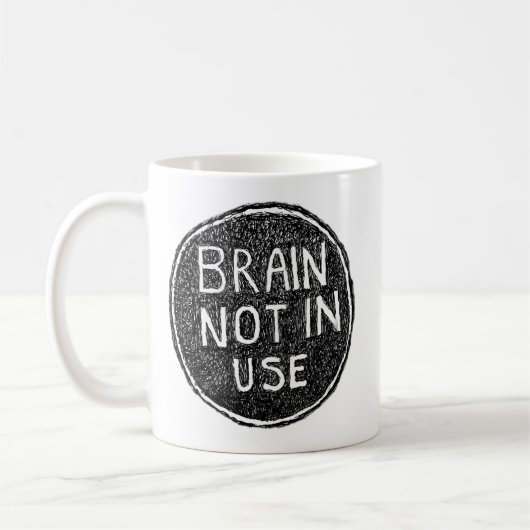 Mug Cerveau non utilisé (Gauche)