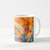 Mug Cerveau psychédélique aux couleurs vives (Devant droit)