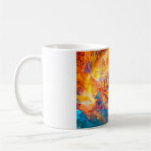Mug Cerveau psychédélique aux couleurs vives (Gauche)