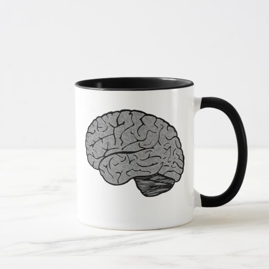 Mug Cerveau Stylisé (Droite)