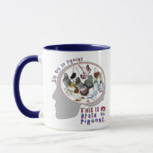 Mug Cerveau Sur Les Pigeons (Gauche)