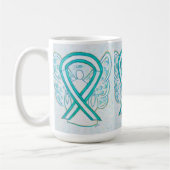 Mug Cervical Cancer Sensibilisation Ruban Angel Art Mu (Gauche)