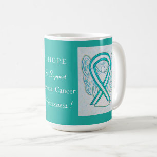 Mug Cervical Cancer Sensibilisation Ruban Angel Coffee