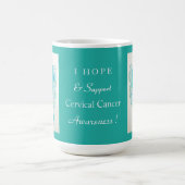 Mug Cervical Cancer Sensibilisation Ruban Angel Custom (Centre)