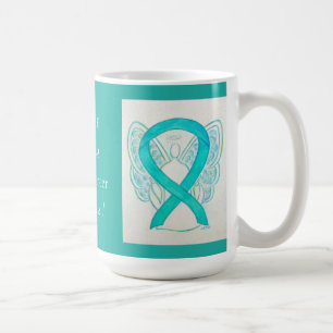 Mug Cervical Cancer Sensibilisation Ruban Angel Custom
