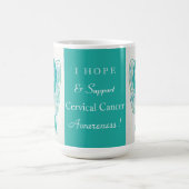 Mug Cervical Cancer Sensibilisation Ruban Angel Custom (Centre)