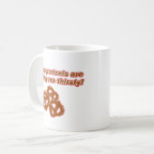 Mug Ces bretzels me rendent assoiffé (Devant gauche)