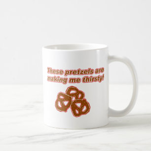Mug Ces bretzels me rendent assoiffé