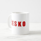 Mug Cesko République tchèque (Devant gauche)