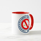 Mug Cessez de fumer - récompense de jalon (Devant droit)
