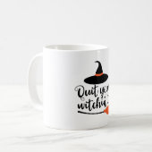 Mug Cessez Votre Citation D'Halloween Drôle De Cuisine (Devant gauche)
