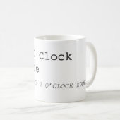 Mug C'est 2 heures quelque part attaquent (Devant droit)