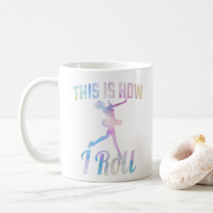 Mug C'est ainsi que je roule en patin à glace