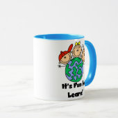 Mug C'est amusant d'apprendre (Devant droit)