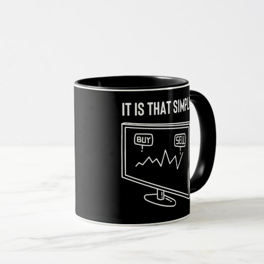 Mug C'est aussi simple que ça - Devis de négociation (Devant droit)