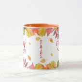 Mug C'est automne Y'all Feuilles d'automne personnalis (Centre)