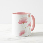 Mug "C'est bien avec mon âme" et les fleurs (Devant droit)