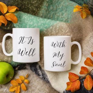 Mug C'est Bien Avec Mon Âme Noir Chrétien