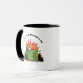 Mug C'est Bien Poubelle de Feu (Devant gauche)