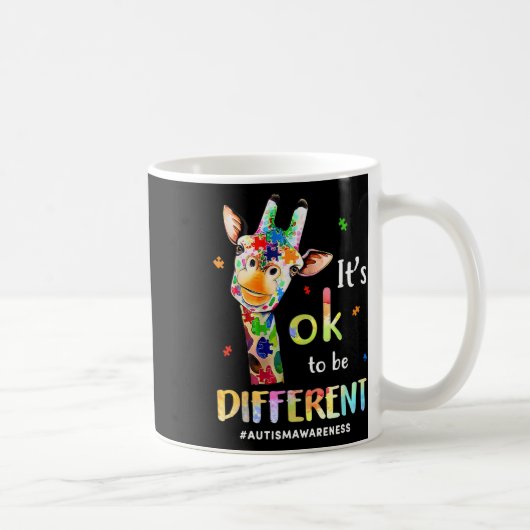 Mug C'Est Bon D'Être Un Puzzle De Giraffe Différent Au (Droite)