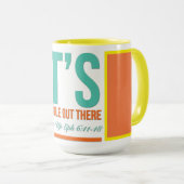 Mug "C'est ça", la boule combo (Devant droit)